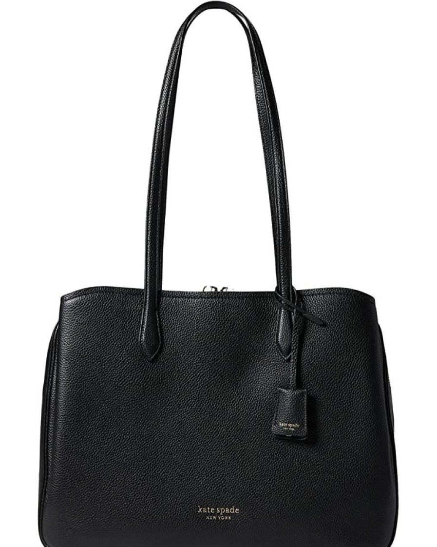 Bags Kate Spade New York | Kate Spade New York Handbags Hudson Pebbled Leather Large Work Tote Black