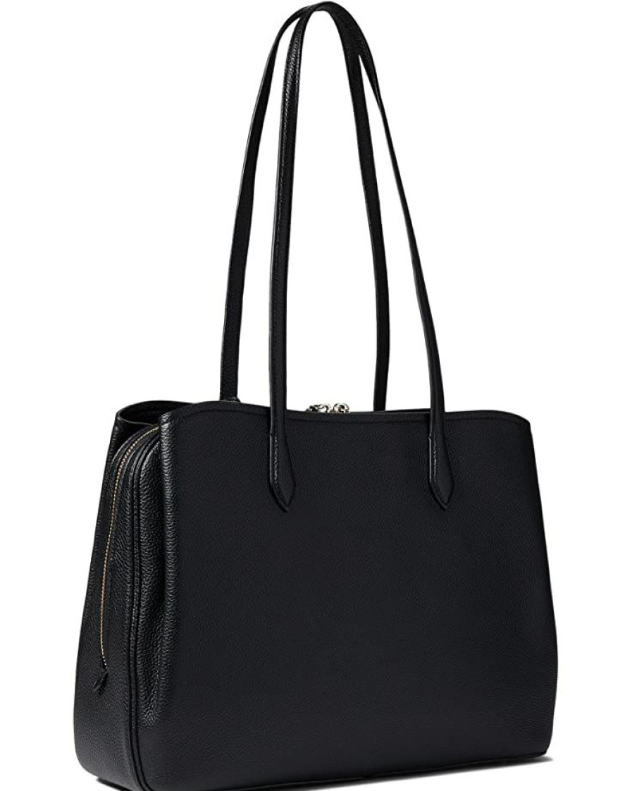 Bags Kate Spade New York | Kate Spade New York Handbags Hudson Pebbled Leather Large Work Tote Black