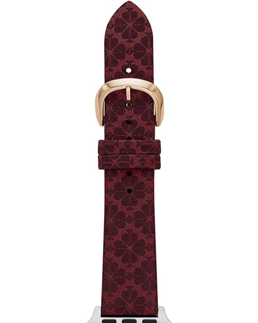 Watches Kate Spade New York | Kate Spade New York Watch Accessories Leather Band For Apple Watch Kss0140 Wine