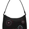 Bags Kate Spade New York | Kate Spade New York Handbags Sam The Little Better Fireworks Embellished Nylon Small Shoulder Bag Black Multi