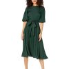 Clothing Kate Spade New York | Kate Spade New York Dresses Silk Twill Matinee Dress Pine Grove