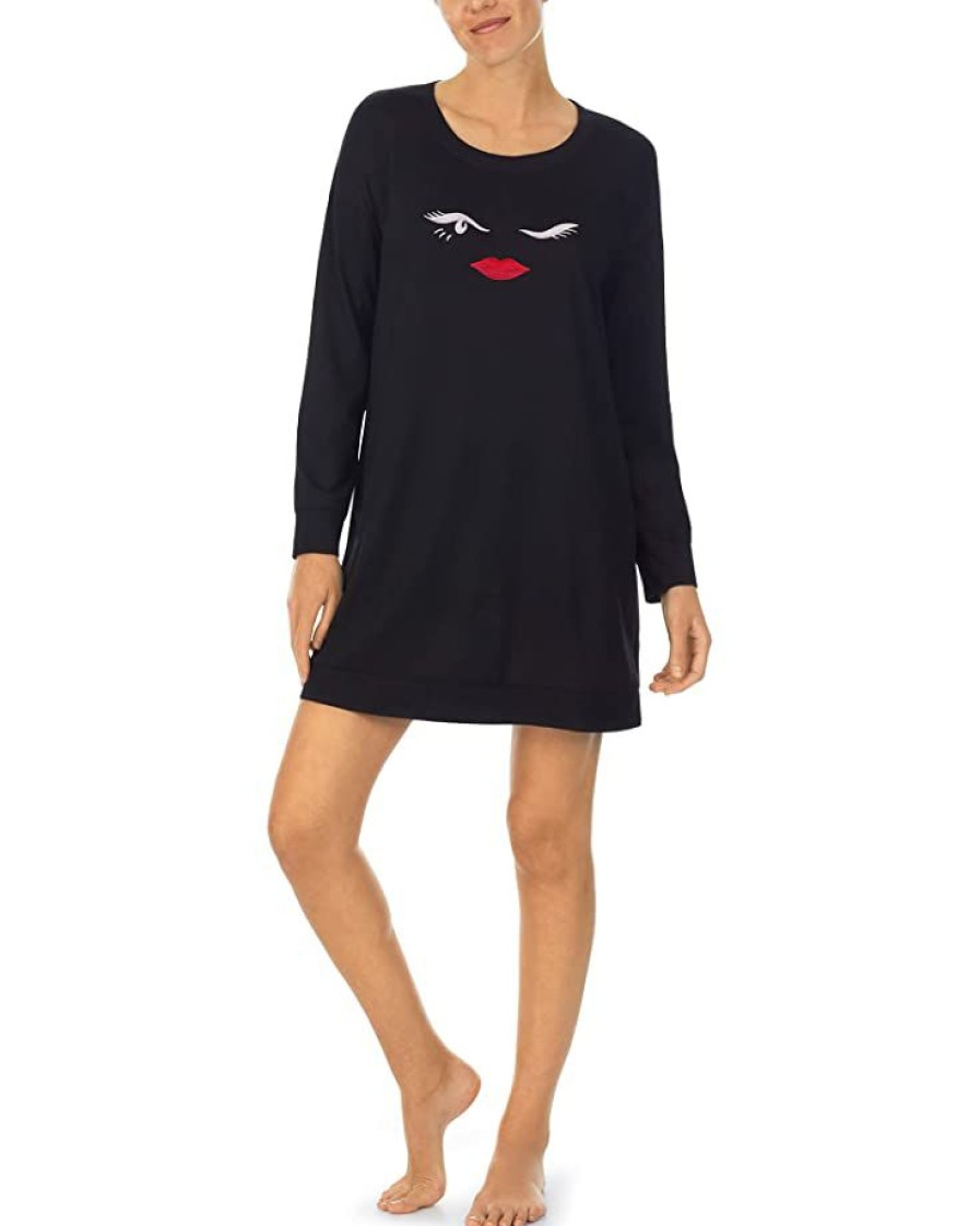 Clothing Kate Spade New York | Kate Spade New York Sleepwear Long Sleeve Sleepshirt