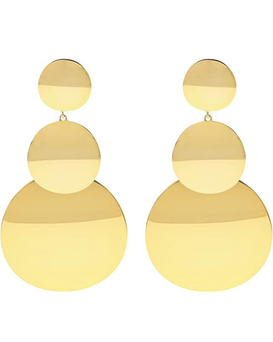 Jewelry Kate Spade New York | Kate Spade New York Stacked Disc Earrings Gold