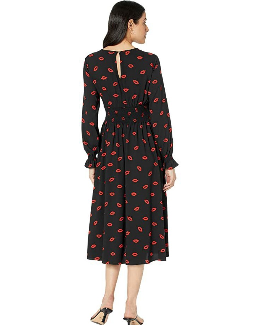 Clothing Kate Spade New York | Kate Spade New York Dresses Kisses Waverly Dress Black