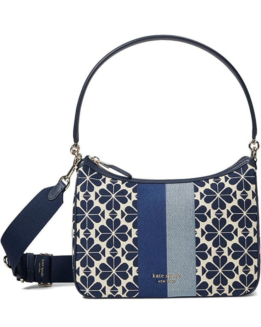 Bags Kate Spade New York | Kate Spade New York Handbags Spade Flower Jacquard Stripe Sam Small Convertible Shoulder Bag