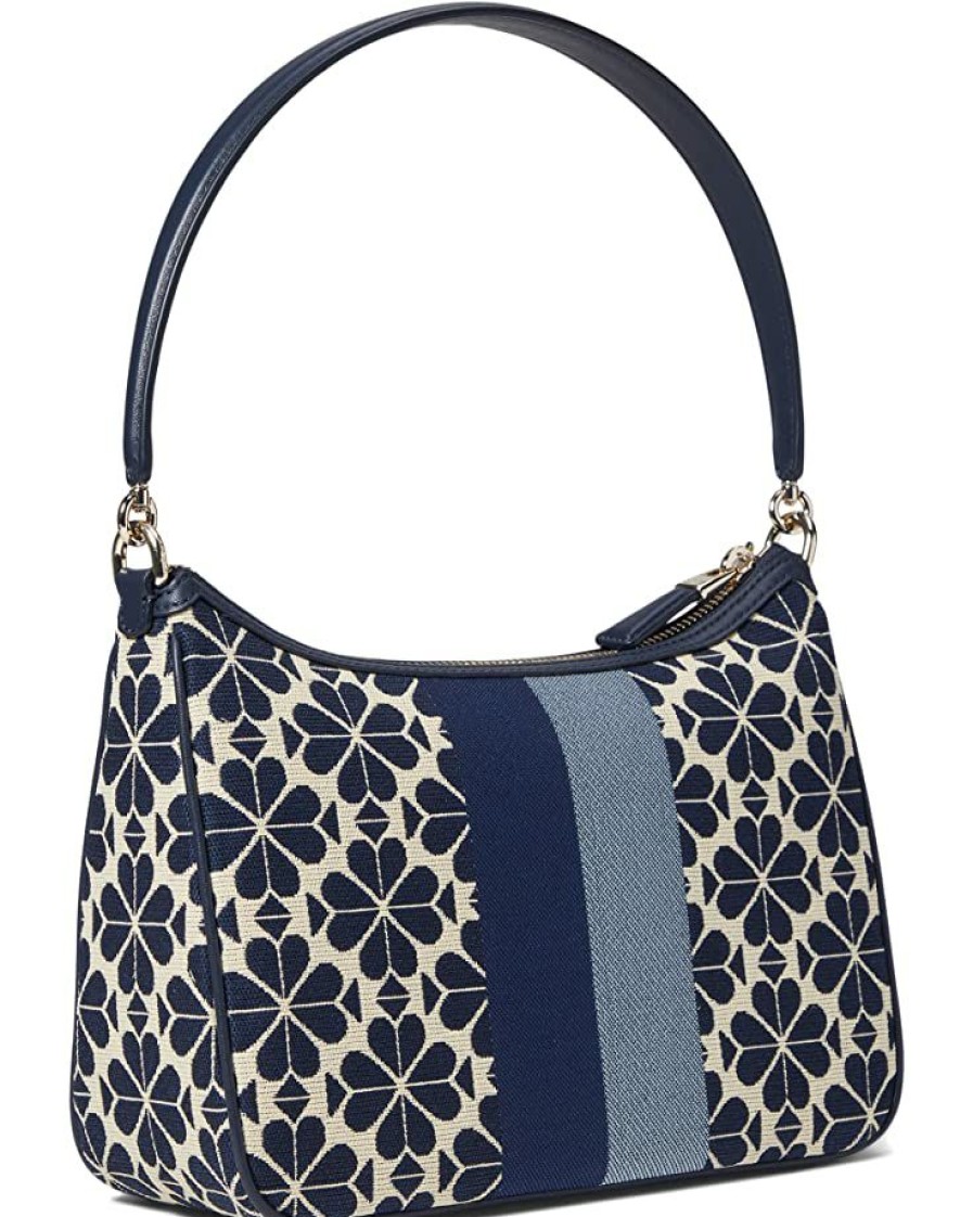 Bags Kate Spade New York | Kate Spade New York Handbags Spade Flower Jacquard Stripe Sam Small Convertible Shoulder Bag