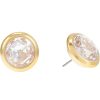 Jewelry Kate Spade New York | Kate Spade New York On The Dot Statement Studs Earrings Clear/Gold