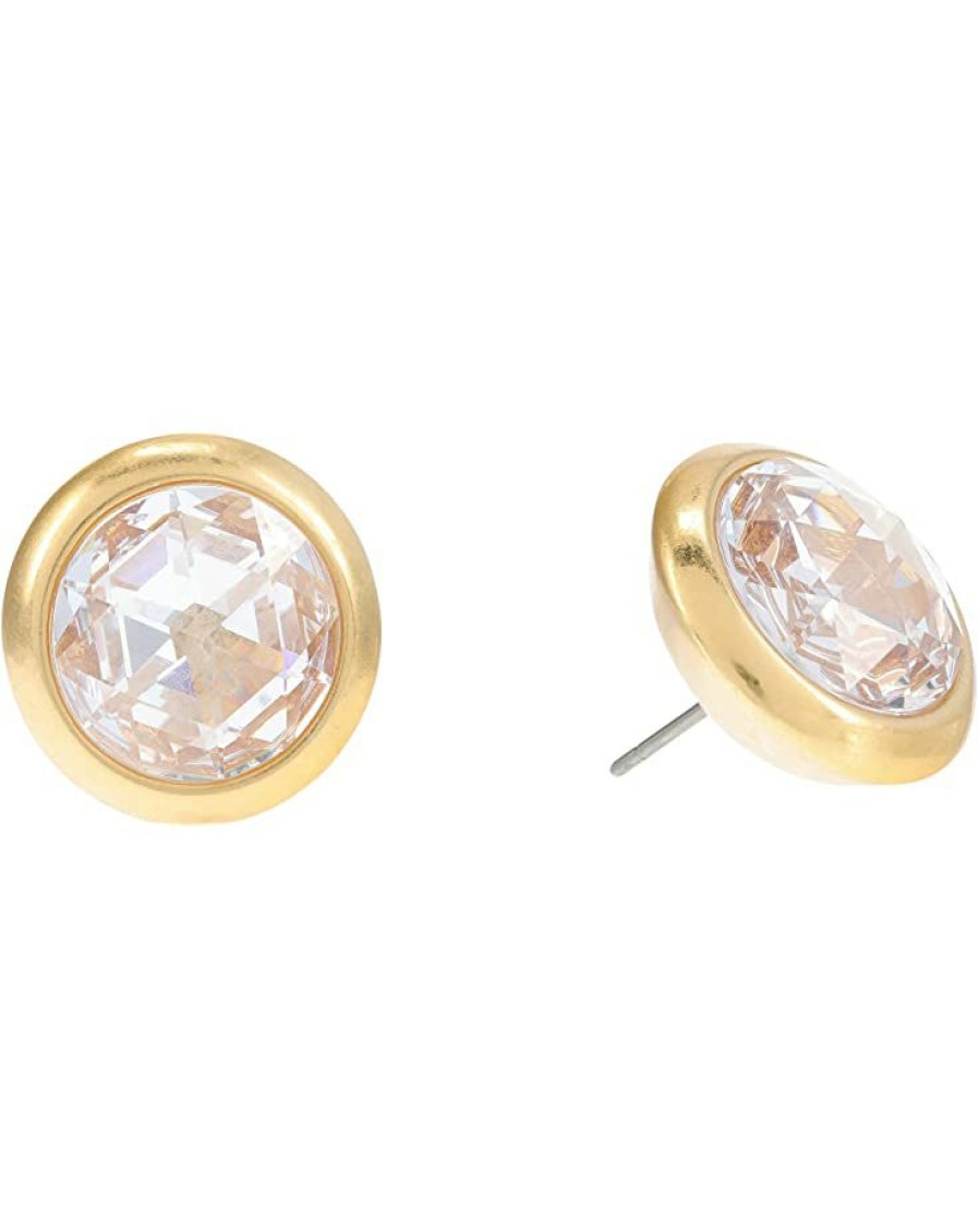 Jewelry Kate Spade New York | Kate Spade New York On The Dot Statement Studs Earrings Clear/Gold