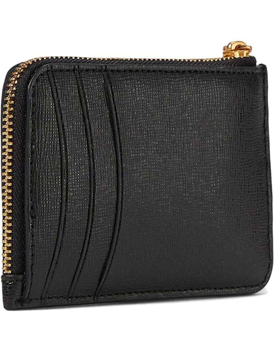 Bags Kate Spade New York | Kate Spade New York Wallets Morgan Saffiano Leather Zip Card Holder Black