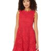 Clothing Kate Spade New York | Kate Spade New York Dresses Floral Lace Dress Engine Red