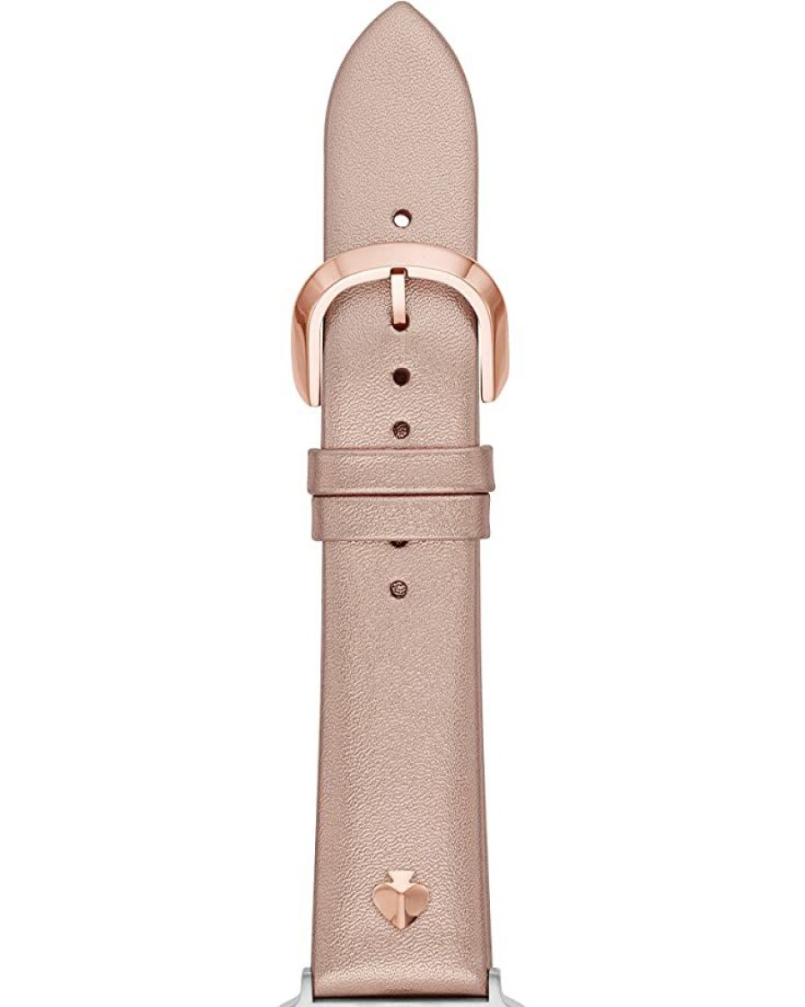 Watches Kate Spade New York | Kate Spade New York Watch Accessories 38/40 Mm Leather Apple Watch Band Kss0044 Rose Gold