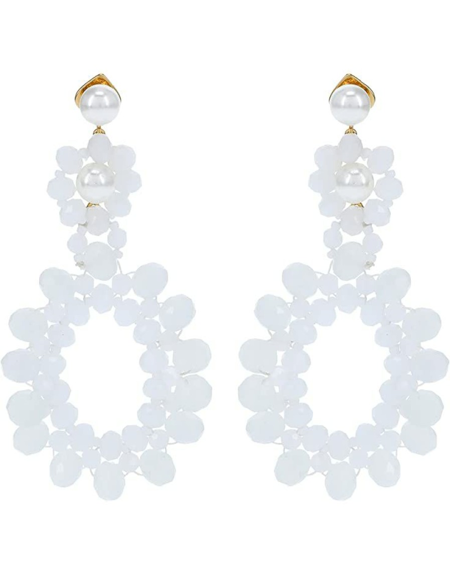 Jewelry Kate Spade New York | Kate Spade New York Marguerite Beaded Earrings White