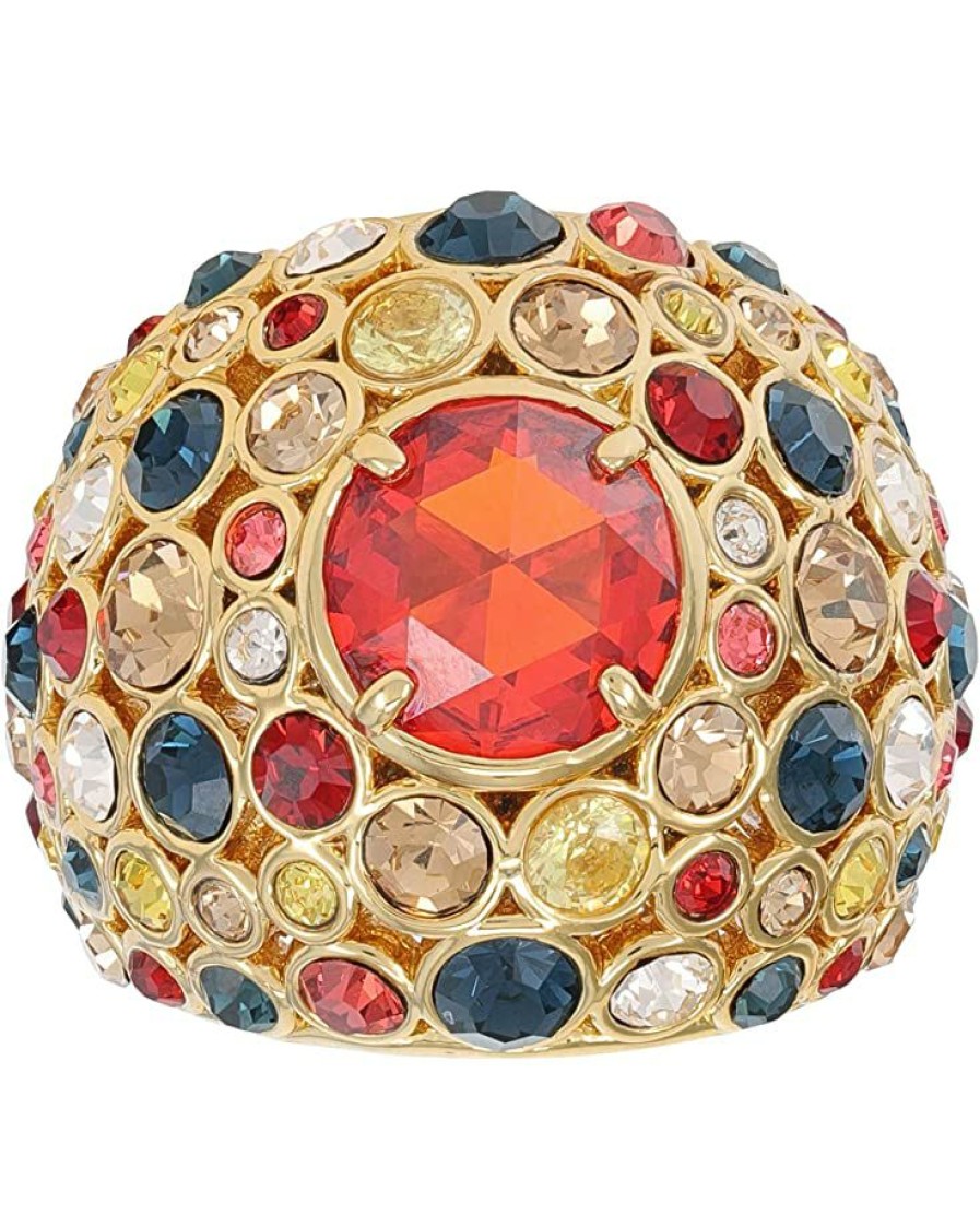 Jewelry Kate Spade New York | Kate Spade New York Rings On The Dot Cocktail Ring Red Multi