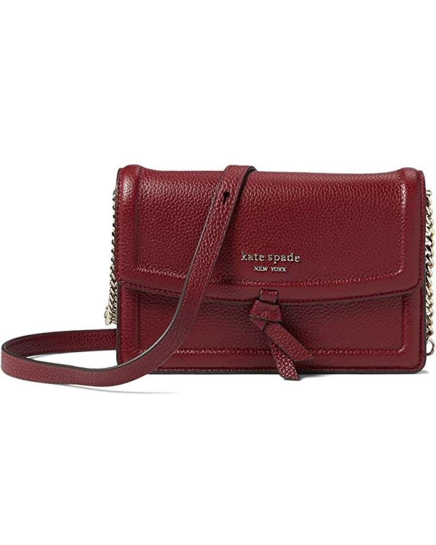 Bags Kate Spade New York | Kate Spade New York Handbags Knott Pebbled Leather Flap Crossbody