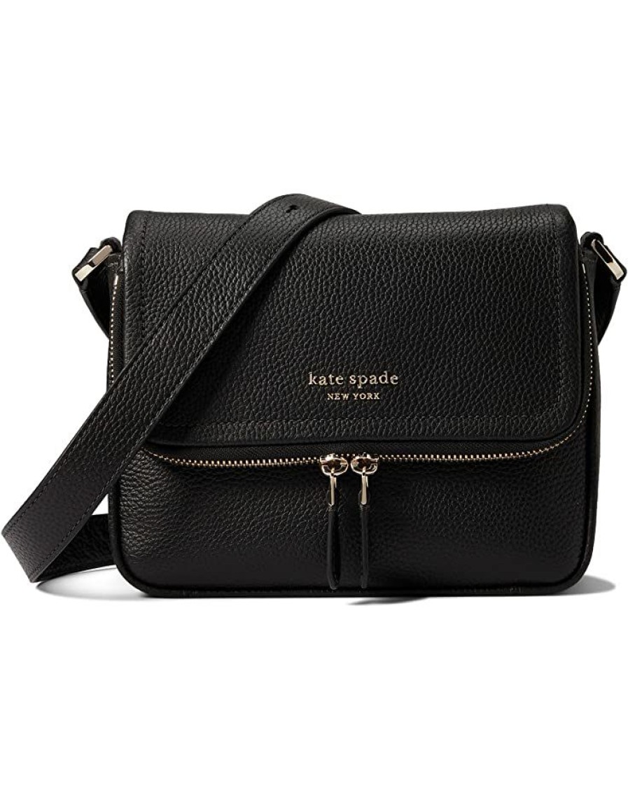 Bags Kate Spade New York | Kate Spade New York Handbags Run Around Pebbled Leather Large Flap Crossbody