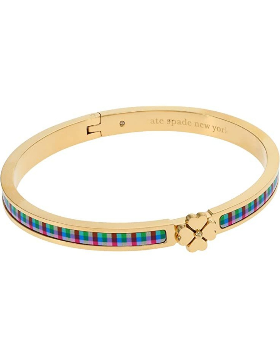 Jewelry Kate Spade New York | Kate Spade New York Bracelets Heritage Spade Flower Thin Hinged Bangle