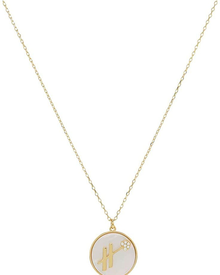 Jewelry Kate Spade New York | Kate Spade New York Necklaces In The Stars Mother-Of-Pearl Sagittarius Pendant Necklace Mother-Of-Pearl/Gold