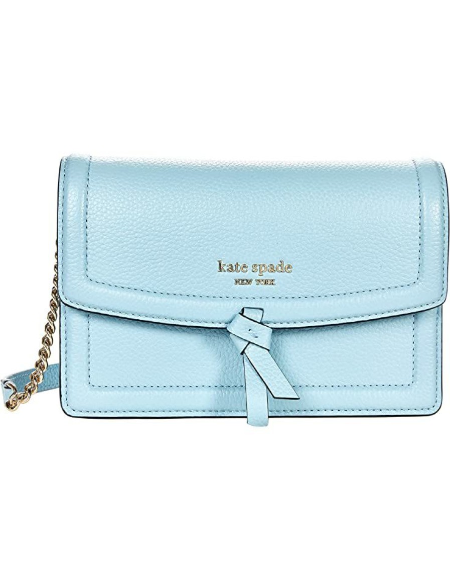 Bags Kate Spade New York | Kate Spade New York Handbags Knott Flap Crossbody Teacup Blue