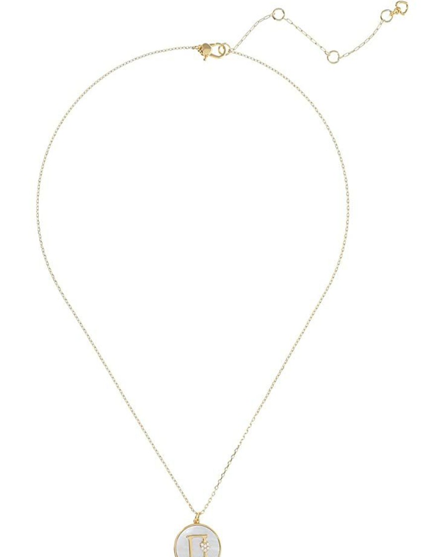 Jewelry Kate Spade New York | Kate Spade New York Necklaces In The Stars Mother-Of-Pearl Gemini Pendant Necklace Mother-Of-Pearl/Gold