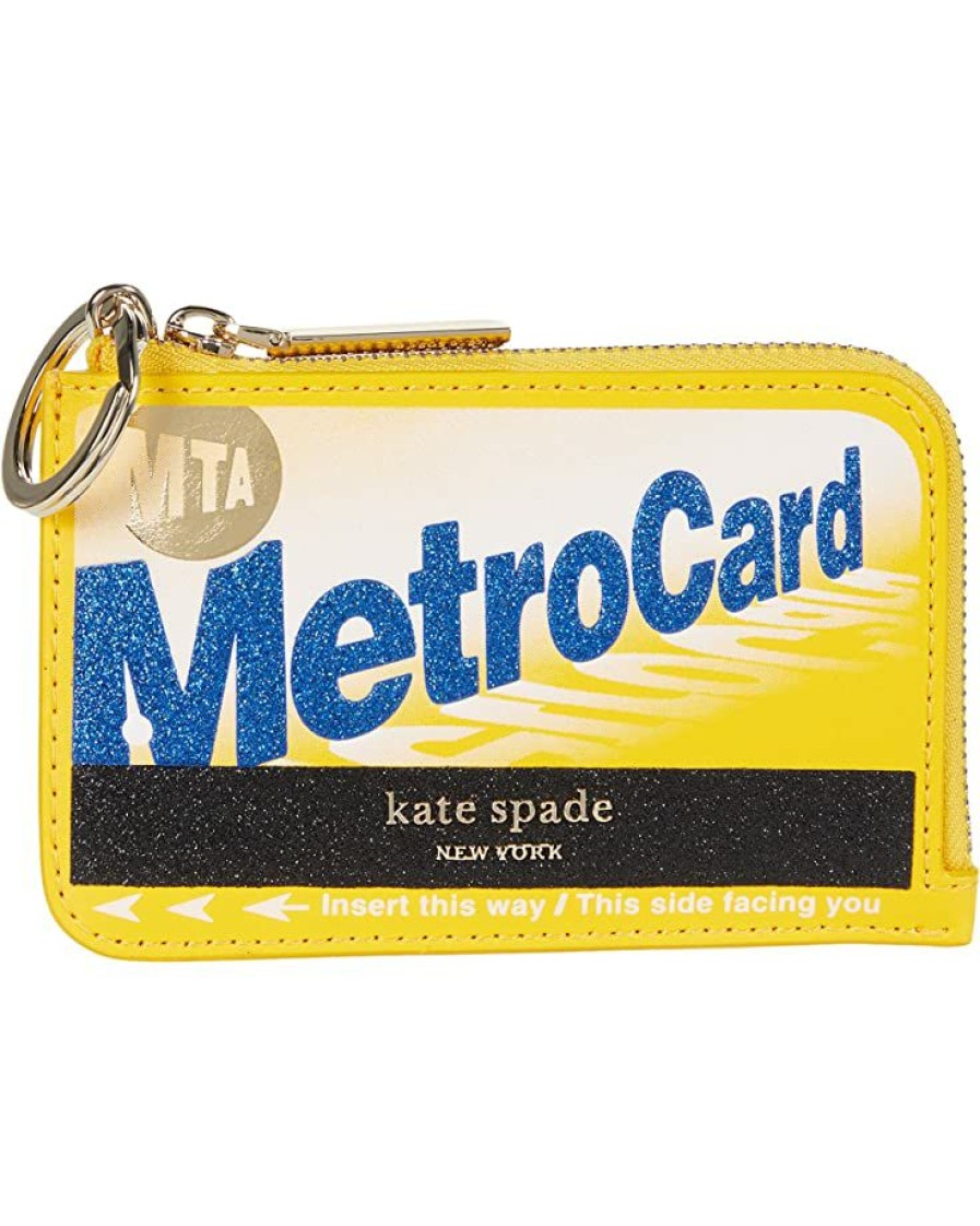 Bags Kate Spade New York | Kate Spade New York Wallets On A Roll Nyc Metro Card Case High Noon Multi