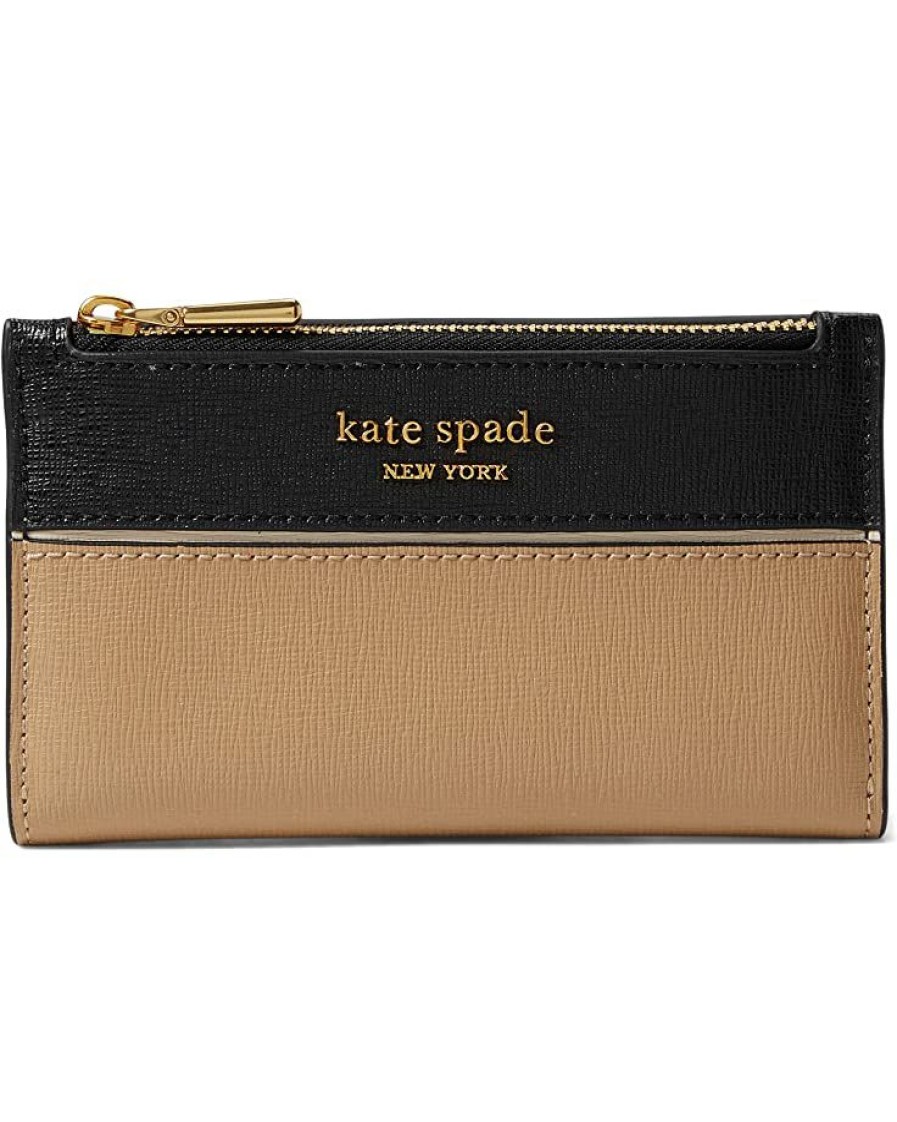 Bags Kate Spade New York | Kate Spade New York Wallets Morgan Color-Blocked Saffiano Leather Small Slim Bifold Wallet