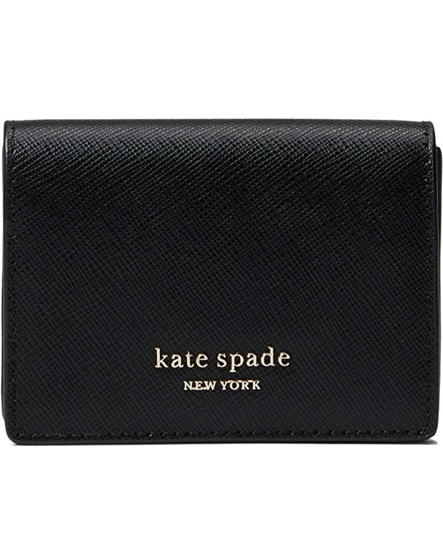 Bags Kate Spade New York | Kate Spade New York Wallets Spencer Saffiano Leather Business Card Case Black