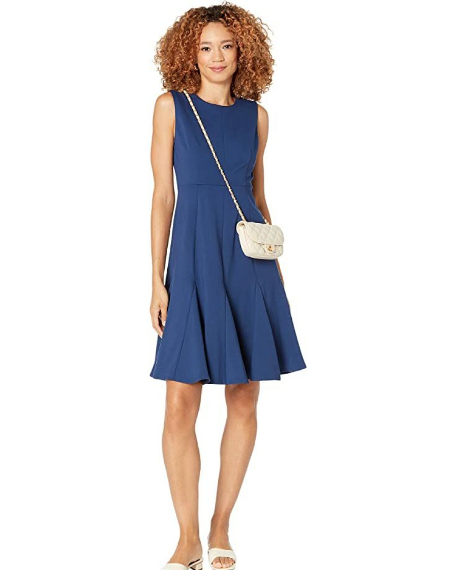 Clothing Kate Spade New York | Kate Spade New York Dresses Sleeveless Ponte Dress French Navy