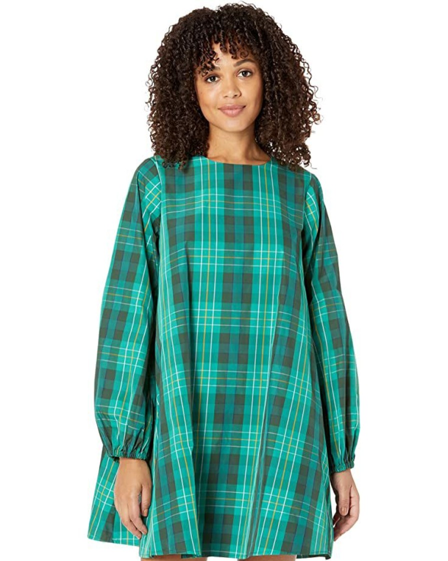 Clothing Kate Spade New York | Kate Spade New York Dresses Greenhouse Plaid Ella Dress Pine Grove