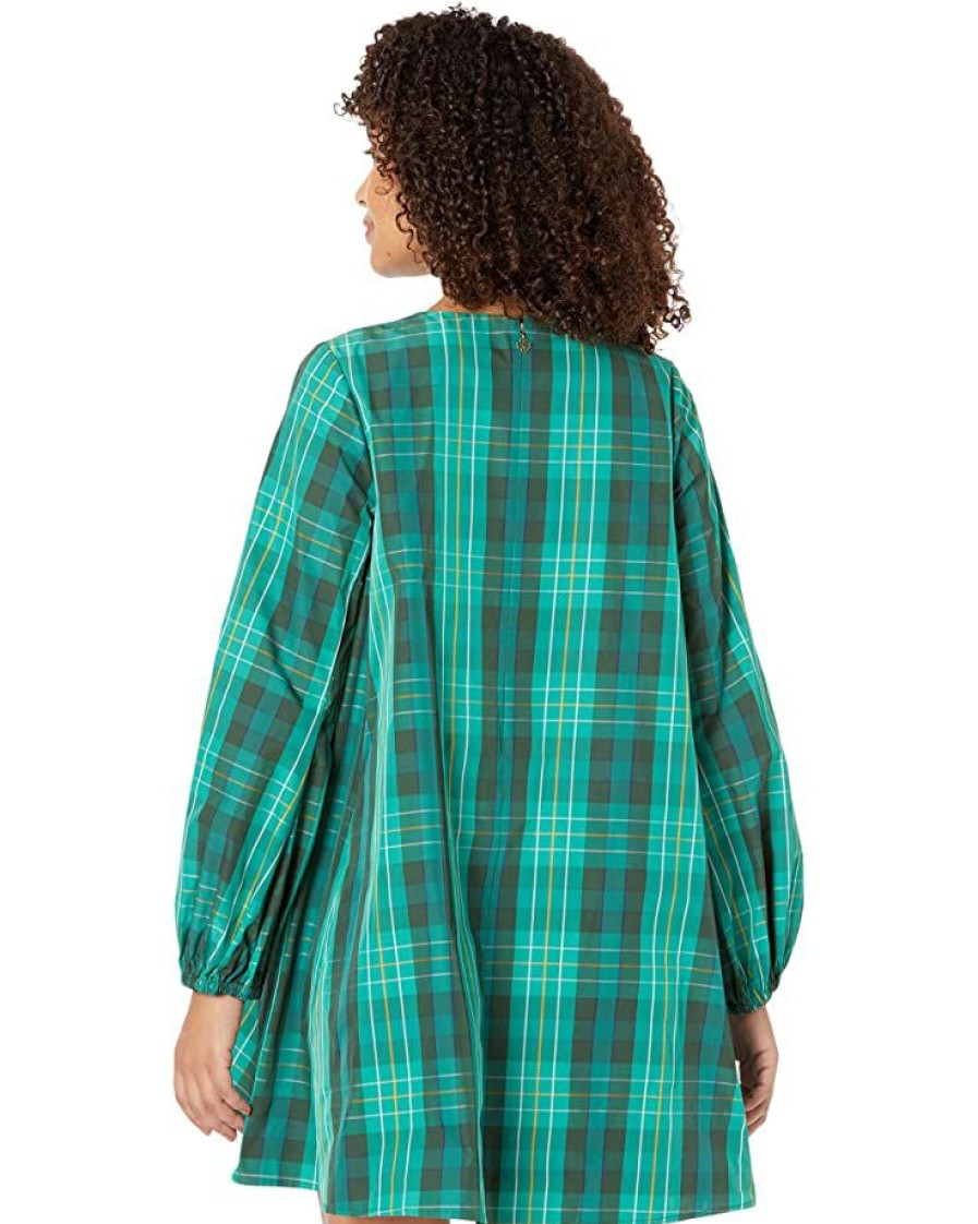 Clothing Kate Spade New York | Kate Spade New York Dresses Greenhouse Plaid Ella Dress Pine Grove