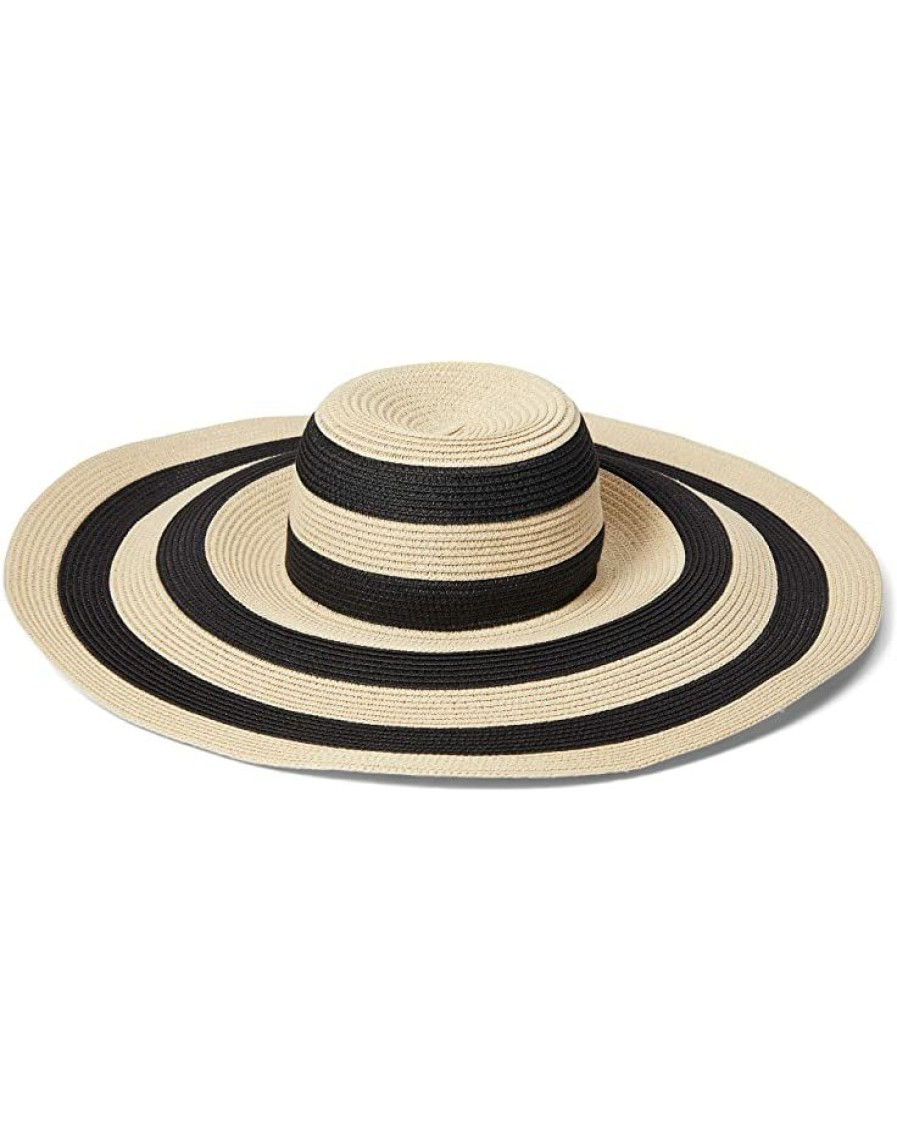 Eyewear Kate Spade New York | Kate Spade New York Hats Striped Sun Hat Black