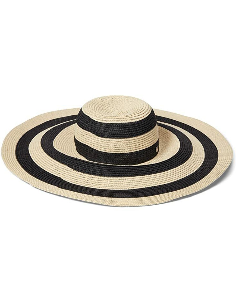 Eyewear Kate Spade New York | Kate Spade New York Hats Striped Sun Hat Black