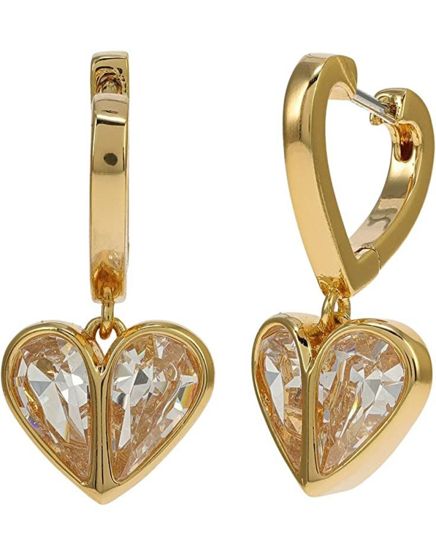 Jewelry Kate Spade New York | Kate Spade New York Rock Solid Stone Heart Huggies-Boxed Earrings