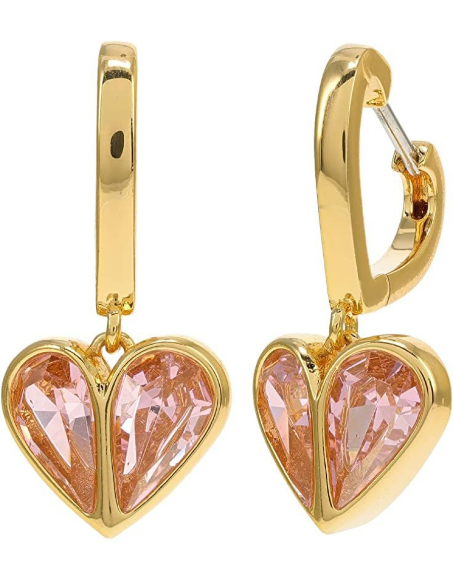 Jewelry Kate Spade New York | Kate Spade New York Rock Solid Stone Heart Huggies-Boxed Earrings