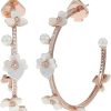 Jewelry Kate Spade New York | Kate Spade New York Precious Pansy Scatter Hoops Earrings White Multi