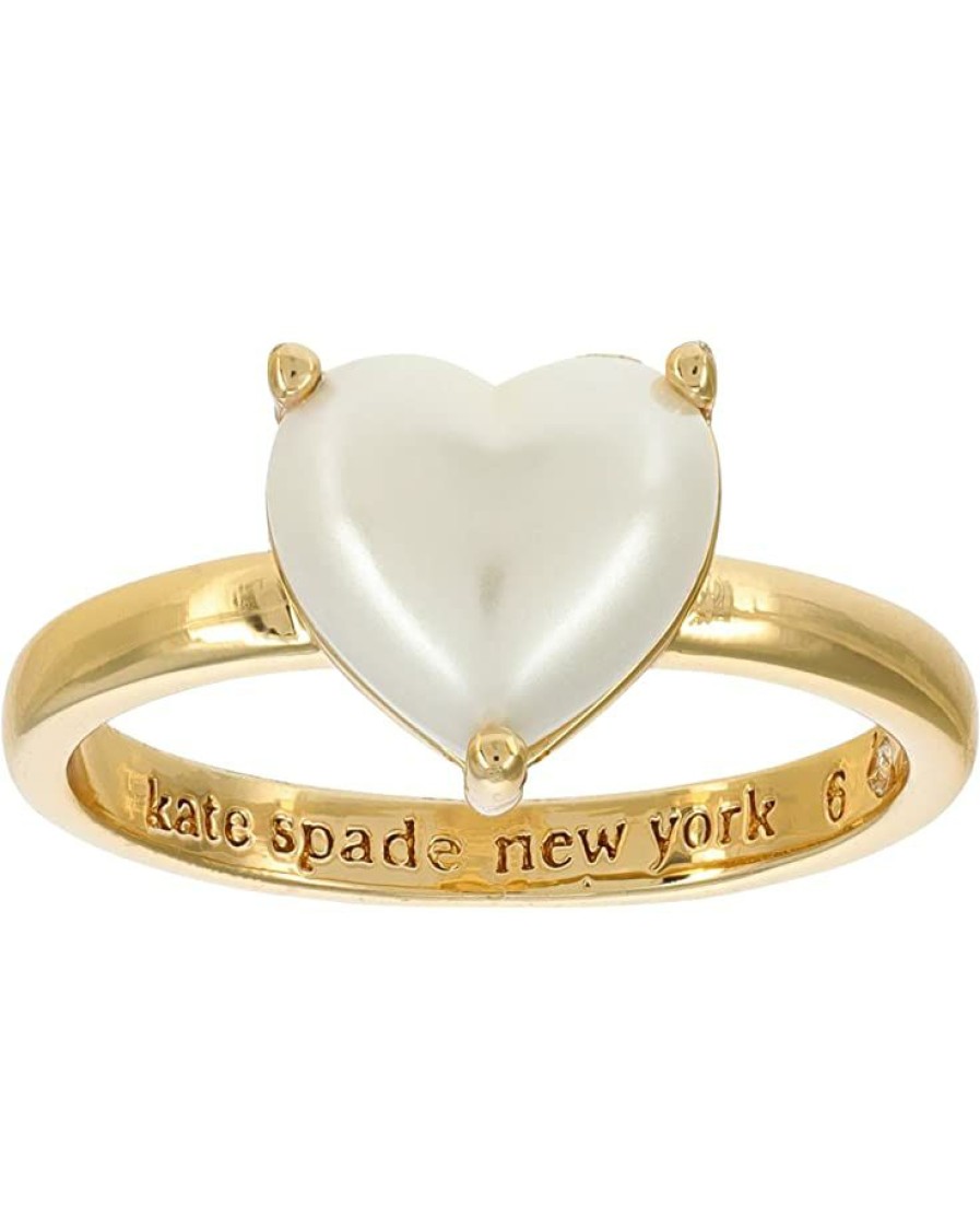 Jewelry Kate Spade New York | Kate Spade New York Rings My Love Heart Ring Cream/Gold