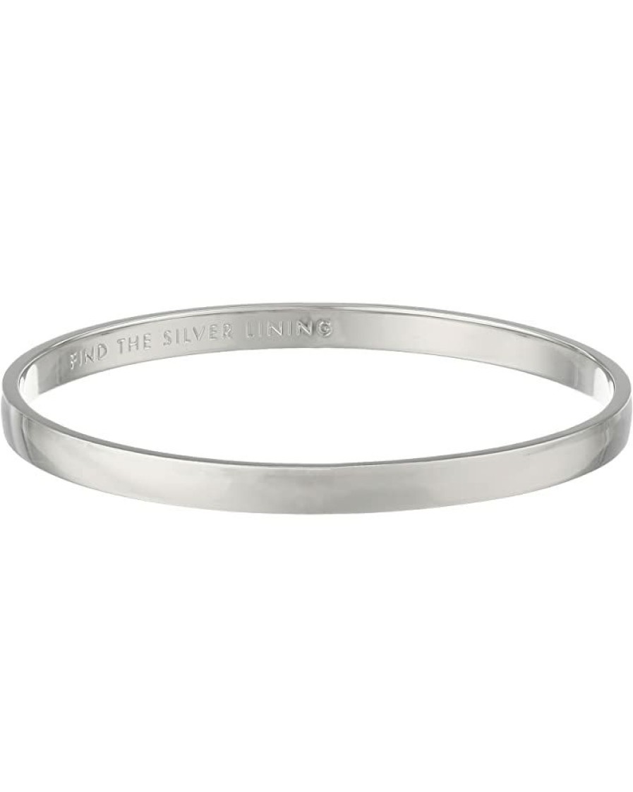 Jewelry Kate Spade New York | Kate Spade New York Bracelets Idiom Bangles Find The Lining Solid Silver