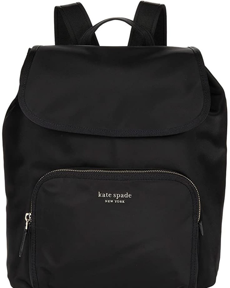 Bags Kate Spade New York | Kate Spade New York Backpacks Sam Nylon Medium Backpack Black