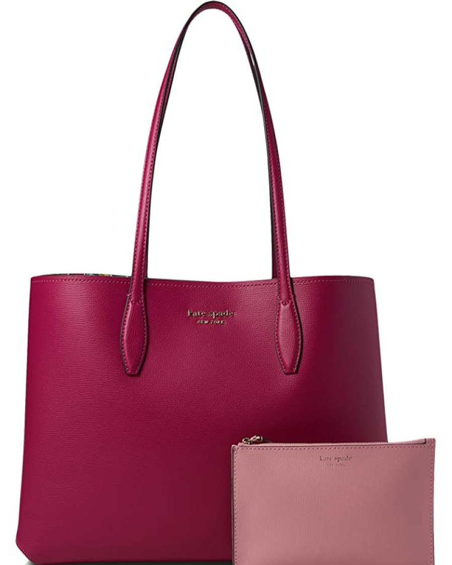 Bags Kate Spade New York | Kate Spade New York Handbags All Day Festive Candies Interior Pop Large Tote Plum Liqueur