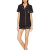 Clothing Kate Spade New York | Kate Spade New York Sleepwear "Dream A Little Dream" Short Pajama Set Black