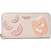 Bags Kate Spade New York | Kate Spade New York Wallets Tini Embellished Saffiano Leather Zip Around Continental Wallet Pale Dogwood