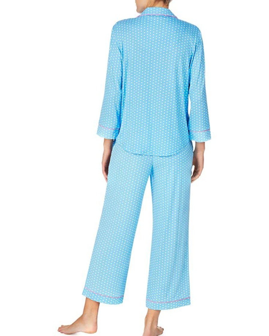 Clothing Kate Spade New York | Kate Spade New York Sleepwear 3/4 Sleeve Cropped Pj Set