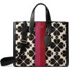 Bags Kate Spade New York | Kate Spade New York Handbags Oversized Spade Flower Jacquard Stripe Manhattan Large Tote