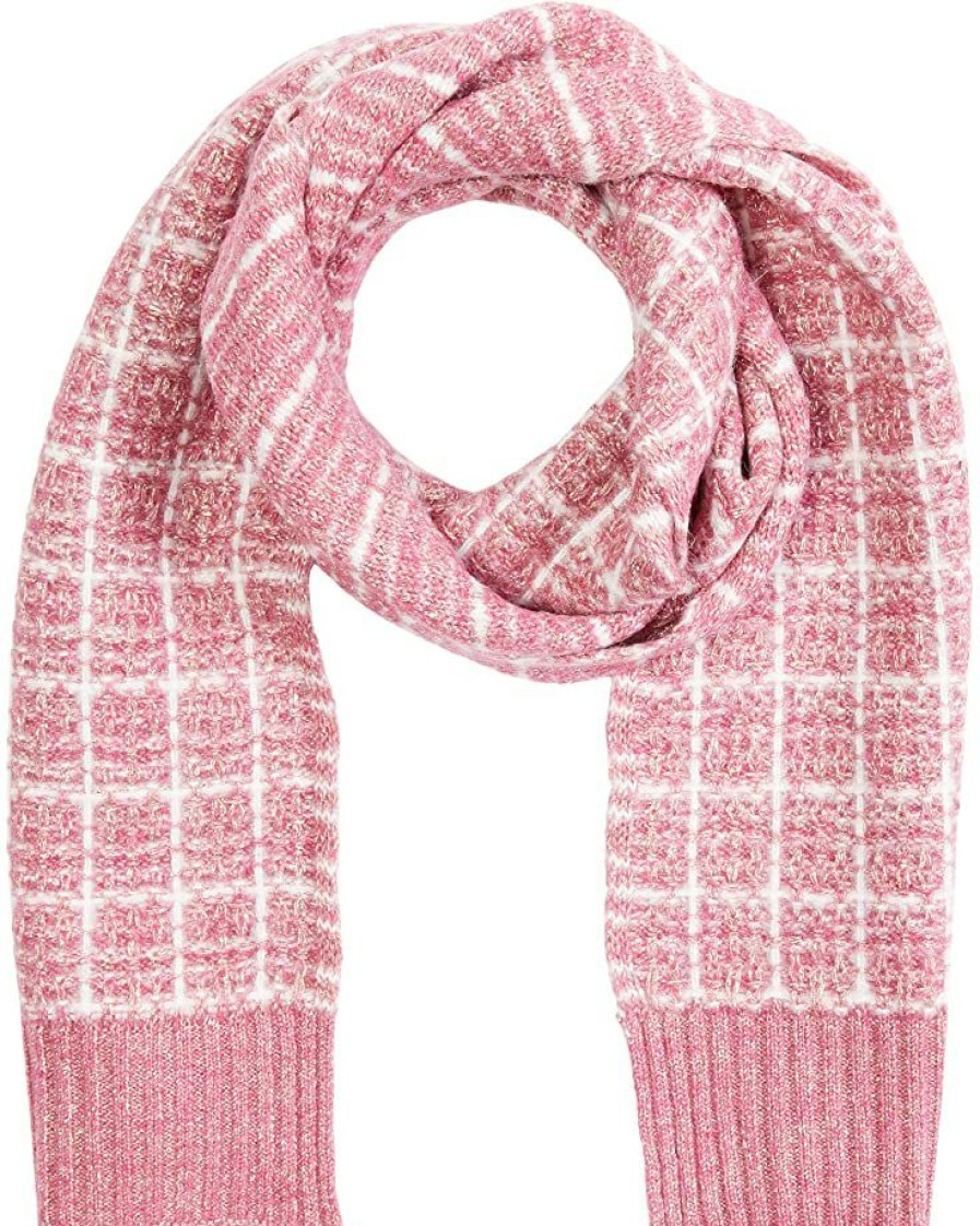 Eyewear Kate Spade New York | Kate Spade New York Scarves Tweed Knit Scarf Grapefruit Soda