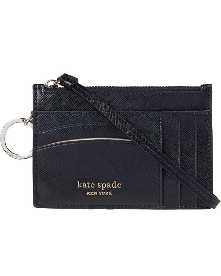 Bags Kate Spade New York | Kate Spade New York Wallets Spencer Card Case Wristlet Black