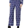 Clothing Kate Spade New York | Kate Spade New York Joy Dot Silk Twill Pants Citrine Blue