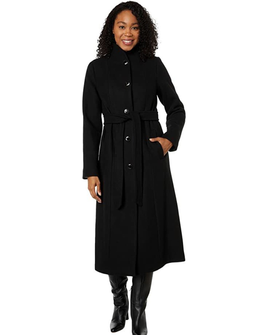 Clothing Kate Spade New York | Kate Spade New York Coats & Outerwear Belted Maxi Wool