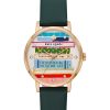 Watches Kate Spade New York | Kate Spade New York Fashion Watches 34 Mm Metro-Book Dial Leather Watch Ksw1766 Black