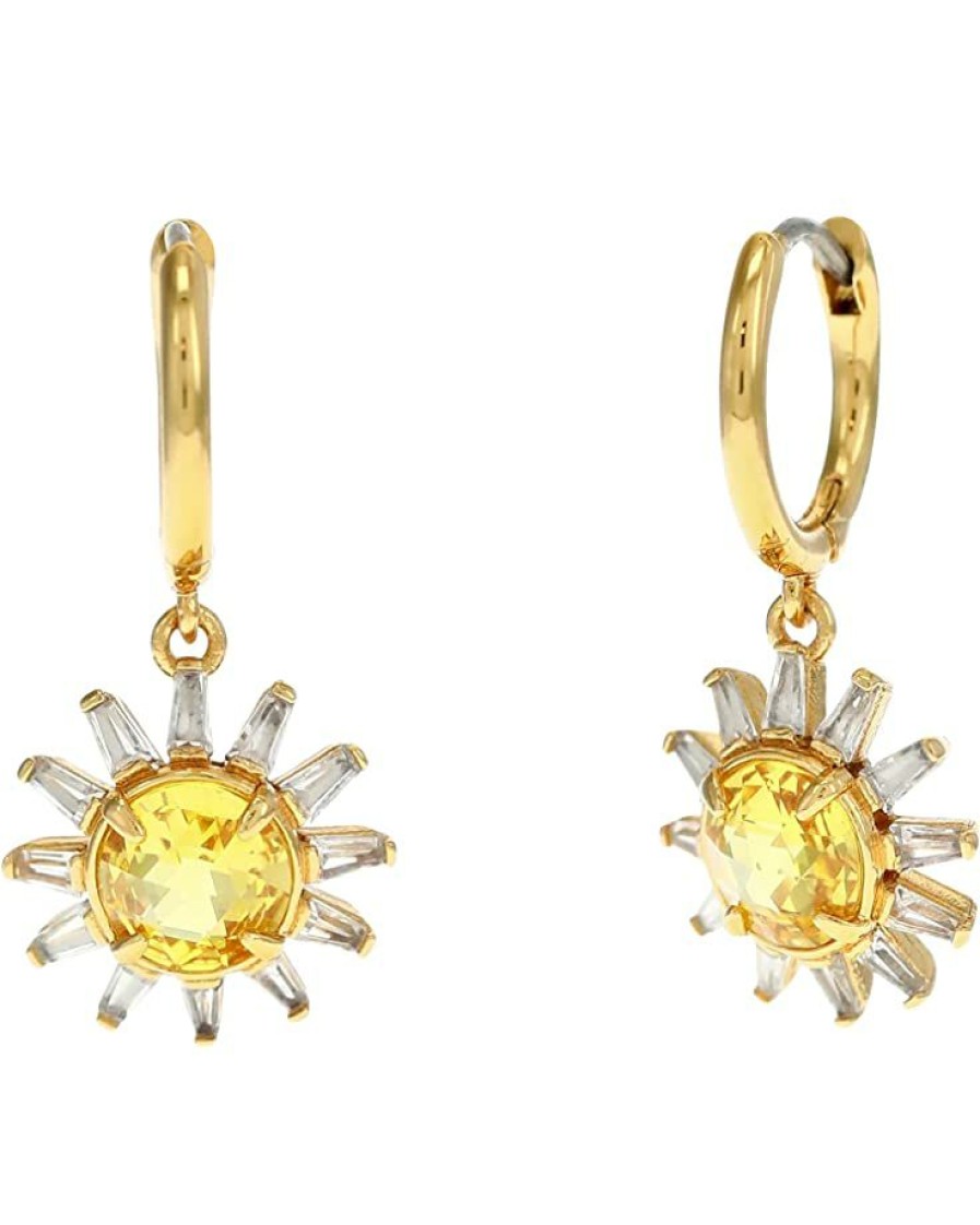 Jewelry Kate Spade New York | Kate Spade New York Earrings Sunny Huggies Yellow Multi