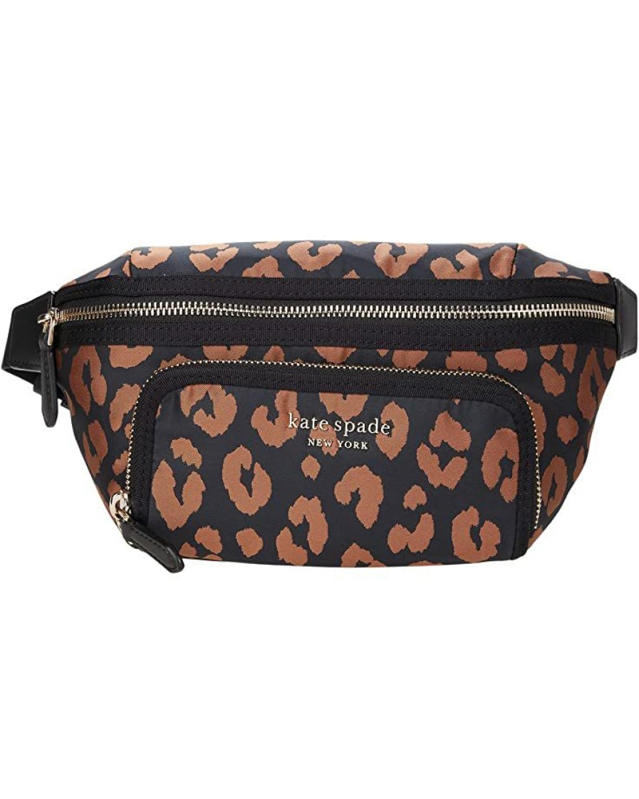 Bags Kate Spade New York | Kate Spade New York Lumbar Packs Sam Leopard Medium Belt Bag Black Multi