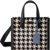 Bags Kate Spade New York | Kate Spade New York Handbags Manhattan Houndstooth Chenille Fabric Mini Tote Black Multi